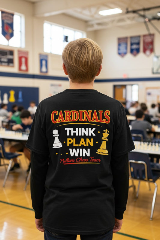 Pullam Chess Team Black Long Sleeve T-Shirt