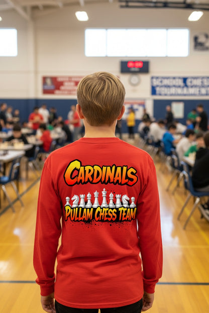 Pullam Chess Team Red Long Sleeve T-Shirt