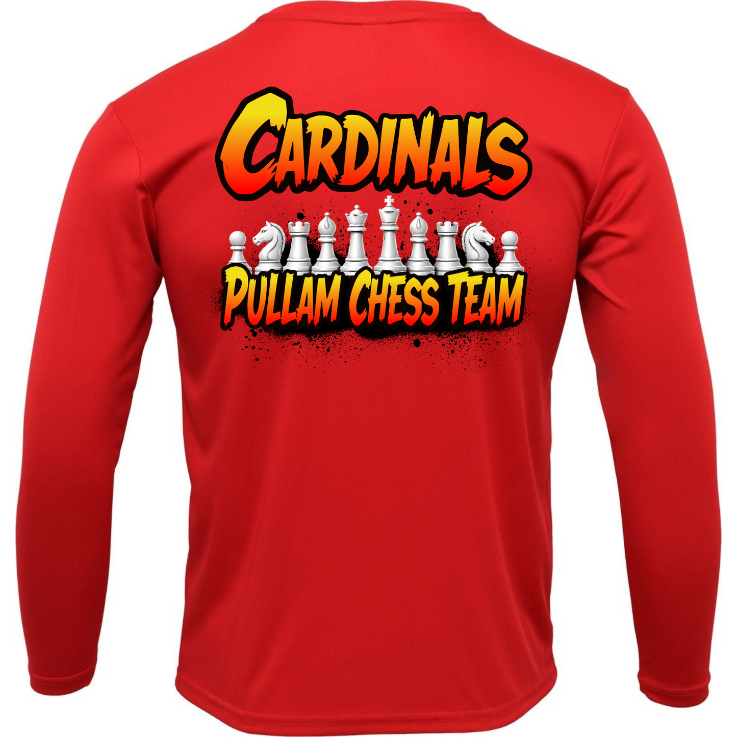 Pullam Chess Team Red Long Sleeve T-Shirt